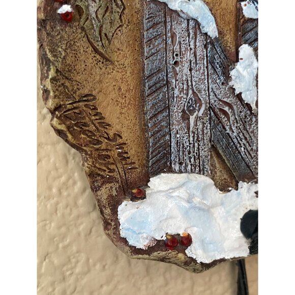 Big Sky Carvers Nature Fragments NOEL Wall Hanging by Jane Beasley Birds Rustic - Picture 10 of 14
